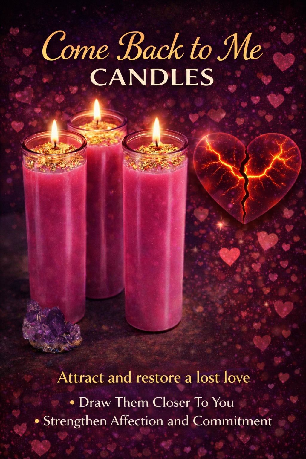 Come back to me candle